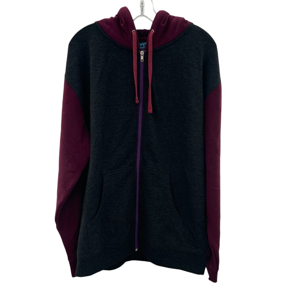 PAX Expo men’s graphic spell out fleece lined full zip hoodie jacket sweatshirt